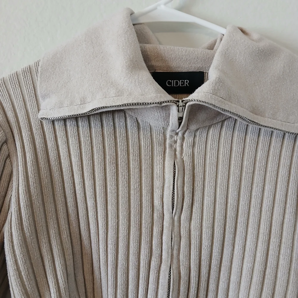 Cider Beige Ribbed Sweater Set - Picture 2 of 10
